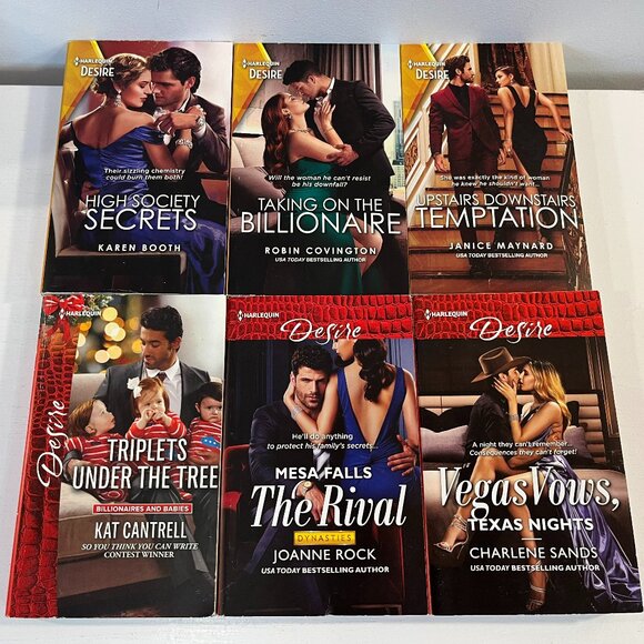 Lot of 24 "Harlequin Desire" Paperback Romance Novels - Excellent condition! - Picture 6 of 7